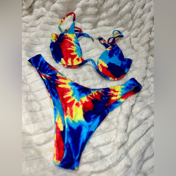 Tie Dye Bikini Swimsuit - Picture 4 of 5